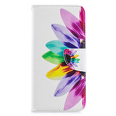 Handytasche Stand Schutzhülle Flip Leder Hülle Modisch Muster B01F für Samsung Galaxy A30 Plusfarbig