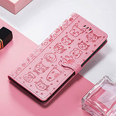 Handytasche Stand Schutzhülle Flip Leder Hülle Modisch Muster H12 für Apple iPhone 13 Rosa