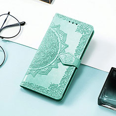 Handytasche Stand Schutzhülle Flip Leder Hülle Modisch Muster S01D für Samsung Galaxy XCover 6 Pro 5G Grün
