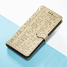 Handytasche Stand Schutzhülle Flip Leder Hülle Modisch Muster S05D für Nokia XR21 Gold