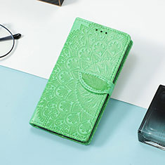 Handytasche Stand Schutzhülle Flip Leder Hülle Modisch Muster S08D für Huawei Honor X10 Max 5G Grün