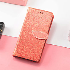 Handytasche Stand Schutzhülle Flip Leder Hülle Modisch Muster S08D für Huawei Honor X10 Max 5G Orange
