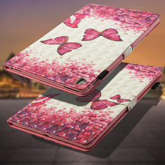 Handytasche Stand Schutzhülle Flip Leder Hülle Modisch Muster Y01B für Apple iPad Pro 9.7 Rot