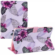 Handytasche Stand Schutzhülle Flip Leder Hülle Modisch Muster Y02B für Apple iPad Air 3 Violett