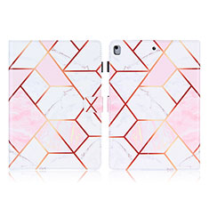 Handytasche Stand Schutzhülle Flip Leder Hülle Modisch Muster Y04B für Apple iPad Air 2 Rosa