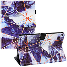 Handytasche Stand Schutzhülle Flip Leder Hülle Modisch Muster Y04B für Apple iPad Air 3 Violett