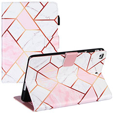 Handytasche Stand Schutzhülle Flip Leder Hülle Modisch Muster Y04B für Apple iPad Mini 4 Rosa