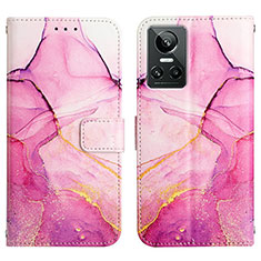 Handytasche Stand Schutzhülle Flip Leder Hülle Modisch Muster Y04B für Realme GT Neo3 5G Pink