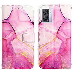 Handytasche Stand Schutzhülle Flip Leder Hülle Modisch Muster Y04B für Realme Narzo 50 5G Pink