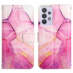 Handytasche Stand Schutzhülle Flip Leder Hülle Modisch Muster Y04B für Samsung Galaxy M32 5G Pink