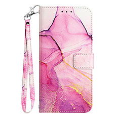 Handytasche Stand Schutzhülle Flip Leder Hülle Modisch Muster Y05B für Samsung Galaxy S20 FE (2022) 5G Pink