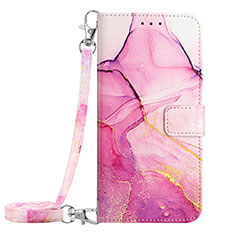 Handytasche Stand Schutzhülle Flip Leder Hülle Modisch Muster YB1 für Samsung Galaxy A54 5G Pink