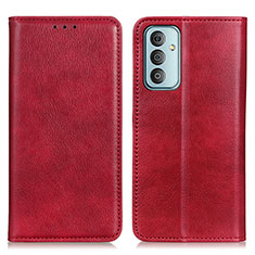 Handytasche Stand Schutzhülle Flip Leder Hülle N01P für Samsung Galaxy F13 4G Rot