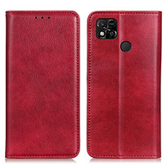 Handytasche Stand Schutzhülle Flip Leder Hülle N01P für Xiaomi Redmi 9 Activ Rot