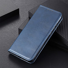 Handytasche Stand Schutzhülle Flip Leder Hülle N04 für Huawei P40 Pro Blau