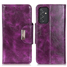 Handytasche Stand Schutzhülle Flip Leder Hülle N04P für Samsung Galaxy Quantum2 5G Violett