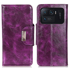 Handytasche Stand Schutzhülle Flip Leder Hülle N04P für Xiaomi Mi 11 Ultra 5G Violett