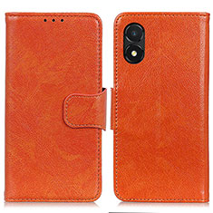 Handytasche Stand Schutzhülle Flip Leder Hülle N05P für Huawei Honor X5 Orange