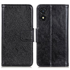 Handytasche Stand Schutzhülle Flip Leder Hülle N05P für Huawei Honor X5 Schwarz