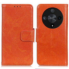 Handytasche Stand Schutzhülle Flip Leder Hülle N05P für Huawei Honor X9b 5G Orange