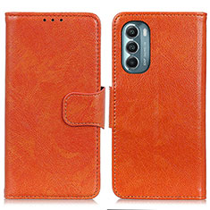 Handytasche Stand Schutzhülle Flip Leder Hülle N05P für Motorola Moto G Stylus (2022) 4G Orange