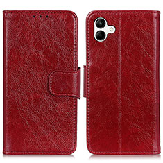 Handytasche Stand Schutzhülle Flip Leder Hülle N05P für Samsung Galaxy A04E Rot