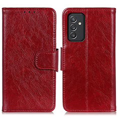Handytasche Stand Schutzhülle Flip Leder Hülle N05P für Samsung Galaxy Quantum2 5G Rot