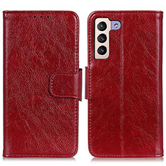 Handytasche Stand Schutzhülle Flip Leder Hülle N05P für Samsung Galaxy S23 Plus 5G Rot