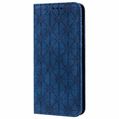 Handytasche Stand Schutzhülle Flip Leder Hülle N06 für Samsung Galaxy Note 20 5G Blau