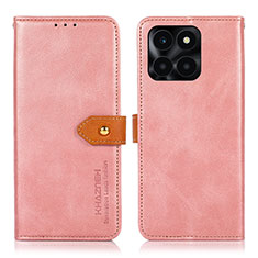 Handytasche Stand Schutzhülle Flip Leder Hülle N07P für Huawei Honor X8b Rosa