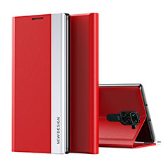 Handytasche Stand Schutzhülle Flip Leder Hülle Q01H für Xiaomi Redmi Note 9 Rot