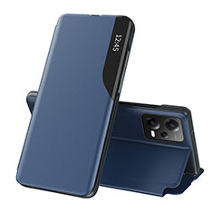 Handytasche Stand Schutzhülle Flip Leder Hülle Q03H für Xiaomi Redmi Note 12 5G Blau