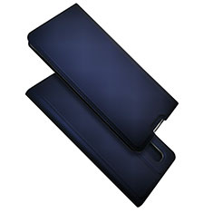 Handytasche Stand Schutzhülle Flip Leder Hülle S01 für Oppo Find X2 Pro Blau