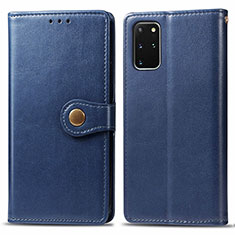 Handytasche Stand Schutzhülle Flip Leder Hülle S05D für Samsung Galaxy S20 Plus 5G Blau