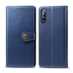 Handytasche Stand Schutzhülle Flip Leder Hülle S05D für Sony Xperia L4 Blau