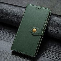Handytasche Stand Schutzhülle Flip Leder Hülle S07D für Xiaomi Redmi 10X Pro 5G Grün