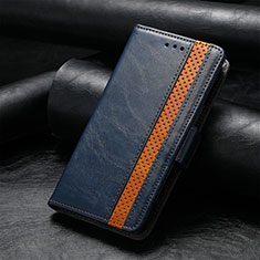 Handytasche Stand Schutzhülle Flip Leder Hülle S10D für Huawei Honor X10 Max 5G Blau