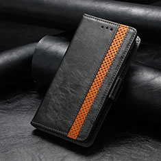 Handytasche Stand Schutzhülle Flip Leder Hülle S10D für Xiaomi Poco X3 NFC Schwarz