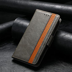Handytasche Stand Schutzhülle Flip Leder Hülle S10D für Xiaomi Poco X3 Pro Grau