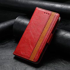 Handytasche Stand Schutzhülle Flip Leder Hülle S10D für Xiaomi Redmi Note 9 Pro Rot