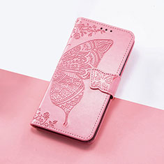 Handytasche Stand Schutzhülle Flip Leder Hülle Schmetterling S01D für Huawei Honor 90 5G Pink