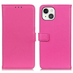 Handytasche Stand Schutzhülle Flip Leder Hülle T01 für Apple iPhone 13 Mini Pink