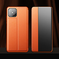 Handytasche Stand Schutzhülle Flip Leder Hülle T01 für Huawei Nova 8 SE 5G Orange