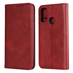 Handytasche Stand Schutzhülle Flip Leder Hülle T01 für Huawei P Smart (2020) Rot