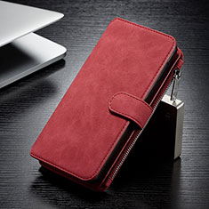 Handytasche Stand Schutzhülle Flip Leder Hülle T02 für Samsung Galaxy S10e Rot