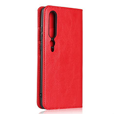Handytasche Stand Schutzhülle Flip Leder Hülle T02 für Xiaomi Mi 10 Pro Rot