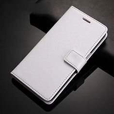Handytasche Stand Schutzhülle Flip Leder Hülle T02 für Xiaomi Redmi Note 8 (2021) Weiß