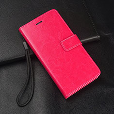 Handytasche Stand Schutzhülle Flip Leder Hülle T02 für Xiaomi Redmi Note 8 Pro Pink