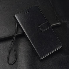 Handytasche Stand Schutzhülle Flip Leder Hülle T02 für Xiaomi Redmi Note 8 Pro Schwarz