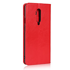 Handytasche Stand Schutzhülle Flip Leder Hülle T03 für OnePlus 7T Pro Rot